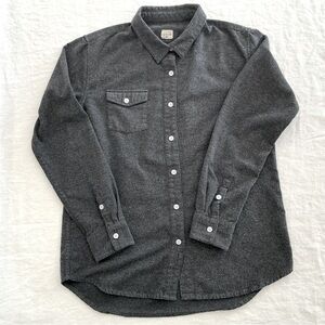 Bridge & Burn Women’s Grey Flannel Button Up Shirt